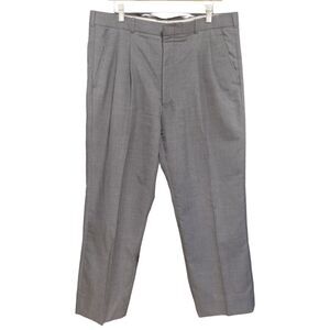 Carlo Briani Dark Gray Wool Dress Pants Sz 38 Suit Slacks